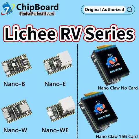 LicheeRV NanoRV/Nano RV Claw SG2002 WIFI6 Ethernet AI Visual RISCV 2Gbit DDR3 RISC-VC906 / A-RM A53 
