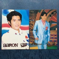 YES 燙金咭 (D set) 郭富城 90年代 YES/明星 咭/卡/CARD 共兩張, 若散買每張15元.