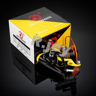 HOT PRODUCT LIEYUWANG 12 Ball Bearing Fishing Reel HD7000 HD5000 HD3000 HD2000 - Black/Yellow