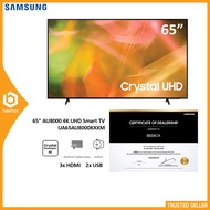 Samsung 65 Inch AU8000 4K UHD Smart TV Dynamic Crystal Colour Bixby - UA65AU8000KXXM