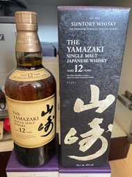 日本威士忌 山崎12年有盒