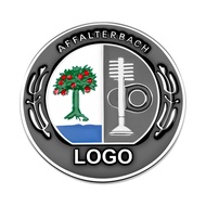 1PCS Decal cây táo ô tô 64mm Decal ô tô Decal kim loại Trang trí ô tô 2 kiểu