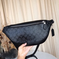 NB>78777 leather men crossbody large capacity bag chest bag-NB>