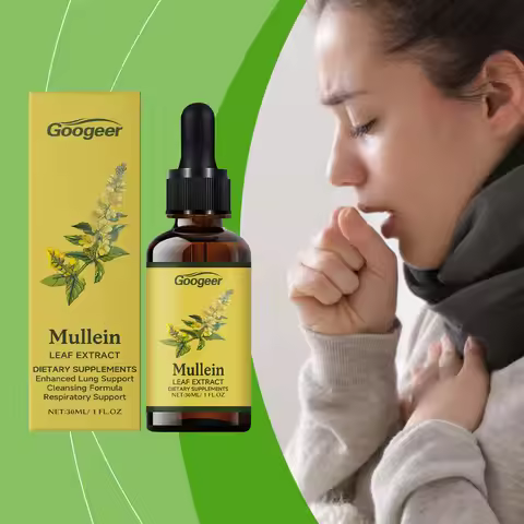 30ml Googeer Mullein Leaf Clearing Away Tlung-Heat Oral Liquid Body Therapy Respiratory Health Sleep