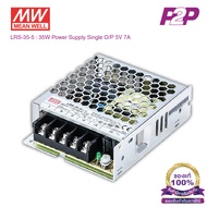 LRS-35-5 : Switching power supply 350W 5VDC 60A - Meanwell พาวเวอร์ซัพพลาย by pik2pak.com