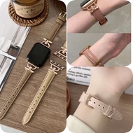 Ladies Elegant Leather Strap  Compatible For iWatch 8/se/se2/7/6/5/SE/4/3/2/1 iwatch S7 strap 49mm 4