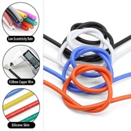 Super flexible heat-resistant silicone signal cable 6awg, 8awg Black Red