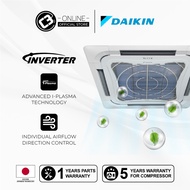 (KLANG VALLEY)Daikin Inverter Ceiling Cassette(FCFC)2.0HP - 6.0HP