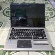 laptop acer aspire E1-470 intel core i3 model ms2376 