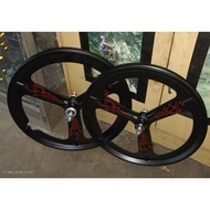 Magnesium Bicycle Sport Rim Disc Three Spoke 20 inch