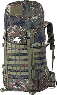 75L Tactical Backpack with Internal Frame, MOLLE, and Hydration System