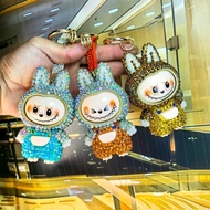 Rantai Kunci Labubu Little Sheep Anak Patung Comel Berubah Wajah Beg Beg Peribadi Hadiah Loket Keret