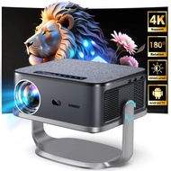 XIWBSY 35000Lumen Android 12 Projector Bluetooth5.2 AutoFocus Smart LED Projector 4K Portable 3D Hom