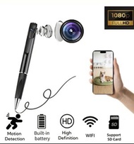 ⚠️ 2024 Wifi 攝像筆 迷你可穿戴式 HD 筆型攝影機 - 隱藏式 攝影機 、具 1080p 錄影功能 , 便攜且低調的設計