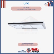 UNO UA 9112 90cm Slim Line Cooker Hood