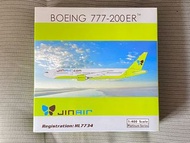 韓國飛機，真航空 777-200ER，JIN AIR 777-200/ER，HL7734，1/400，飛機模型，唔做面交，只寄順豐（到付）
