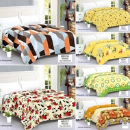 Plain Blanket Kumot Flat Sheet Blanket 1PCS Home Bedroom Living Room Blanket Kumot Plain Color Poly 