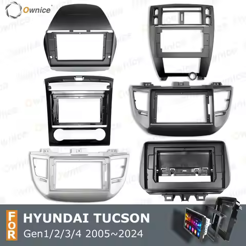 9" 10.1" Car Radio Stereo Fascia Frame Panel for Hyundai ix35 Tucson 1 2 3 4 2005-2024 Android Head 