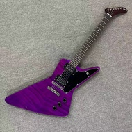 Custom Gibson Explorer Electric Guitar Humbucker Pickups Purple Body 22 Fret Professional Guitar