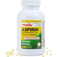 Timely - Low Dose Aspirin 81mg - 1000 Tablets