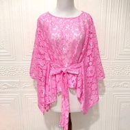 CARDIGAN BROKAT CROP OUTER BRUKAT CAPE KONDANGAN PESTA BAJU BROKLAT SERAGAM BRIDESMAID OUTFIT ATASAN