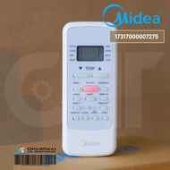 17317000007275 รีโมทแอร์ Midea (แท้ศูนย์) RG51B(2)/E) รีโมทแอร์ไมเดีย รุ่น MSVG-09CRN8-SC6 MSVG-12CR