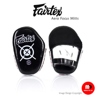 เป้าต่อยมวยไทย Fairtex Aero Focus Mitts "FMV11" BLACK/WHITE Color