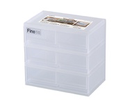 SMALL DRAWER BOX KEYWAY 6 COMPARTMENT 22.5x14.1x26CM DM3006 WHITE