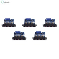 5X 2.1 Channel Digital Power Amplifier Board 2X25W+50W Bluetooth 5.0 Subwoofer Class D Audio Amplifier Board DC 12-20V