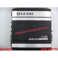 ￼D-1002 (800 WATT-30AX1PCS FUSE)-LESHI (23.5CM X 21.7CM) 2 CHANNEL POWER AMPLIFIER