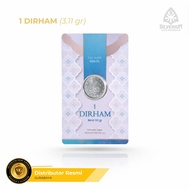 1 Silver Dirham ABA - 3.11 Grams, 999.9% Content Silver Bar