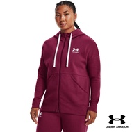 Under Armour UA Womens Rival Fleece Full Zip Hoodie อันเดอร์ อาร์เมอร์ เสื้อออกกำลังกาย สำหรับผู้หญิง