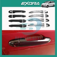 Proton Exora Krom Karbon Penutup Pemegang Pintu Luar Kereta Pelindungan Hiasan Berjaya Auto Aksesori