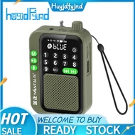 C90 Mini Pocket FM Radio Digital Radios Receiver Wireless  MP3 Speaker with LED Display Recording Sl