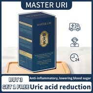 【 Buy 3 get 1 free  】MASTER URI - Lowering uric acid (1 box of 15 packs)
