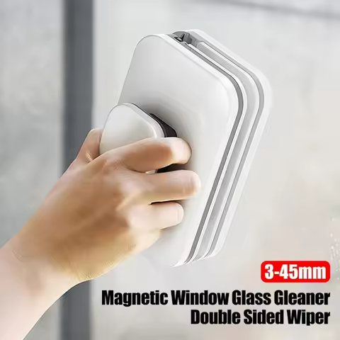 Magnetic Window Cleaner 3-45mm Double Side Window Wiper Glass Cleaner Brush for Washing Windows Outs