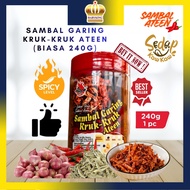 Original Sambal Garing Kruk Kruk Ateen (Biasa) (240g) by Ateen Kitchen