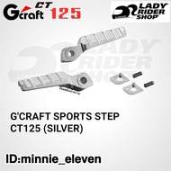 SPORTS Driver Footrest HONDA CT125 G'CRAFT STEP CT125 (SILVER)
