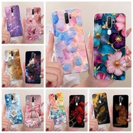 For Oppo A9 2020 Case Oppo A11x Colorful Flowers Painted Cover Soft Silicone Phone Cases For Oppo A5