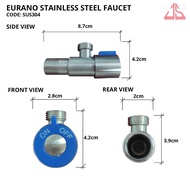 [EURANO] Stainless steel SUS304 angle valve/faucet EN2118AV-BL