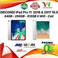 iPad Pro 11 2018 10.5 2017 64GB 256GB Fullset Second Mulus Original