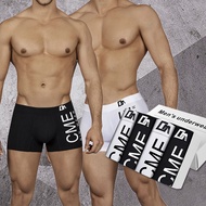 「 Party Store 」 CMENIN 4Pcs Sexy Men Underwear Boxer Shorts Print Cotton Men Underpants Soft Boxershorts Male Panties