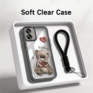 YBD Phone Case For Infinix Smart 10 Plus Tecno POP 10 Spark GO 2 2S X6725 X6725B X6725C Flat Bear Mo