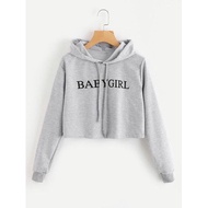 Crop HOODIE BIG SIZE M L XL 2XL 3XL XL 5XL 6XL WOMEN'S JACKET KOREAN CROP STYLE HOODIE WOMEN PLAIN B