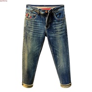 Rib Jeans American Retro Brand 2025 m-fit Small Feet Casual Spring Pants 25.11.23