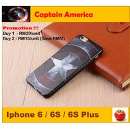 Iphone 6 / 6s / 6s plus Case Captain America FREE SCREEN PROTECTOR