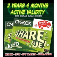 XOX Prepaid SIM Card 2 Years 4 Month Active Validity - Couple Sequence Number