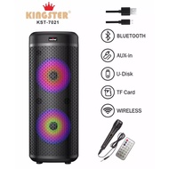 Kingster KST-7021 8 inches Portable Speaker Wireless Bluetooth Outdoor Speaker