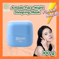 [1 กระปุก] Amado Face Night 6X Ceramide Sleeping Mask อมาโด้ เฟซ ไนท์ 6x เซราไมด์ สลีปปิ้ง มาส์ก [10