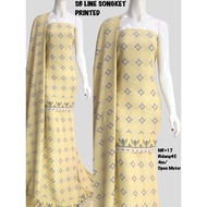 KAIN PASANG SONGKET PRINTED SB LINE EXCLUSIVE